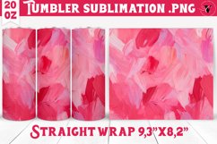 Tumbler wrap | Paint stroke | Valentine&#039;s Day Product Image 1