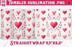Tumbler wrap | Paint stroke | Valentine&#039;s Day Product Image 1