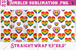 Valentines Tumbler | Spring &amp; Valentine sublimation Product Image 1