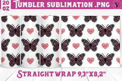 Valentines Tumbler | Spring &amp; Valentine sublimation Product Image 1