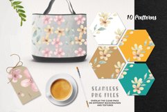 Blossoms Spring Patterns Seamless Watercolour Flower Pink Product Image 3