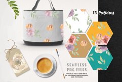 Bella Patterns Seamless Watercolour Flower Floral Pretty Product Image 3