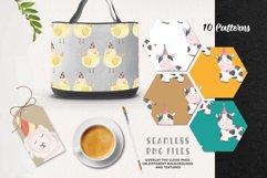 Farm Yard Watercolor Patterns Seamless Party Animals Product Image 2