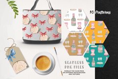 Wedding Watercolor Patterns Seamless Christmas Festive Product Image 2