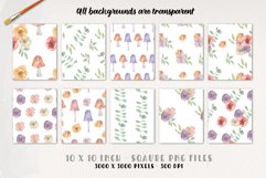 Bella Patterns Seamless Watercolour Flower Floral Pretty Product Image 2