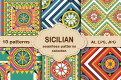 Sicilian carretto siciliano pattern set Product Image 2