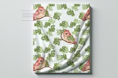 Seamless patterns with birds and leaves Product Image 2