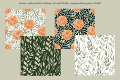 Everbloom Floral Clipart and Patterns Product Image 10