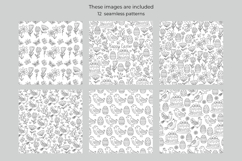 Easter Harmony Doodle Clipart and Seamless Patterns Product Image 6