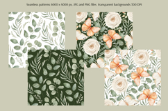 Everbloom Floral Clipart and Patterns Product Image 13