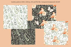 Everbloom Floral Clipart and Patterns Product Image 11