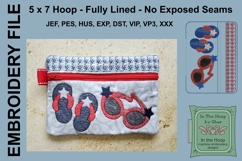 ITH Patriotic Zipper Bag Zipper Bag Product Image 1