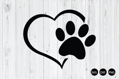 Paw Print SVG, Dog Paw Print SVG, Paw SVG Product Image 1