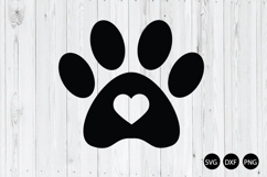 Paw Print SVG, Dog Paw Print SVG, Paw SVG Product Image 1