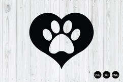 Paw Print SVG, Dog Paw Print SVG, Paw SVG Product Image 1