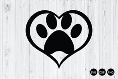 Paw Print SVG, Dog Paw Print SVG, Paw SVG Product Image 1