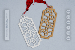Paws Bookmark SVG Product Image 2