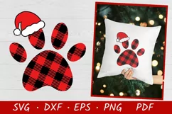 Christmas cut file being used as a shirt print for dog lovers