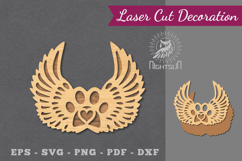 Paw Memorial Laser Cut Decoration SVG Product Image 1