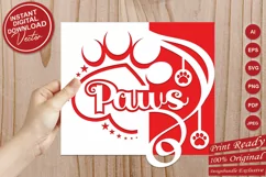 Papercut Paws Card Cover for Cat and Dog Pet Animal Birthday Product Image 4