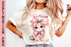 Coquette Pink Bow, Girly Png, BUNDLE Sublimation Design. Product Image 12