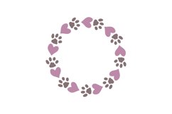 Paws Monogram Frame Product Image 1
