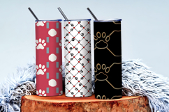 Paws Pattern | Cute Animal Paw Print Digital Paper Product Image 3