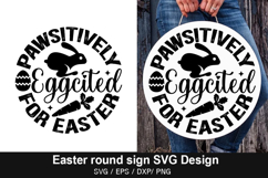 Easter Round Sign SVG Bundle - Easter Round Sign Design ,Eas Product Image 13