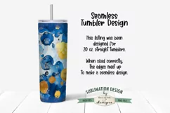 Pawsitively Adorable Dog Paw 20oz Seamless Tumbler Wrap Product Image 2