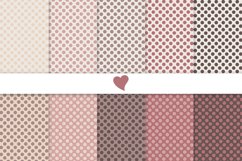 Raspberry and Coco seamless paper patterns Product Image 1