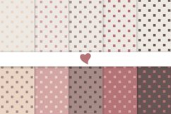 Raspberry and Coco seamless paper patterns Product Image 1