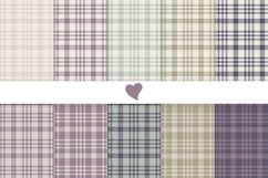 Smoky plum and olive seamless paper patterns Product Image 1