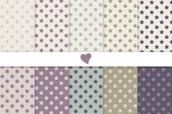 Smoky plum and olive seamless paper patterns Product Image 1