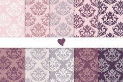 Soft mauve seamless paper patterns Product Image 1