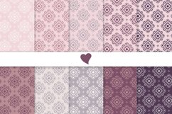 Soft mauve seamless paper patterns Product Image 1