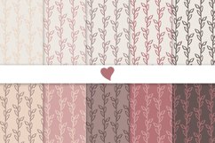 Raspberry and Coco seamless paper patterns Product Image 1
