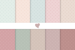 Pretty summer pastel seamless paper patterns Product Image 1