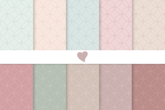 Pretty summer pastel seamless paper patterns Product Image 1