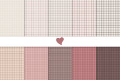 Raspberry and Coco seamless paper patterns Product Image 1