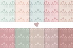 Pretty summer pastel seamless paper patterns Product Image 1