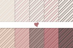 Raspberry and Coco seamless paper patterns Product Image 1