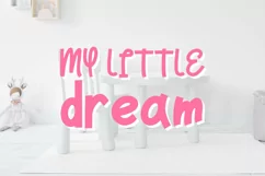 Pink Barbie playful font Product Image 8