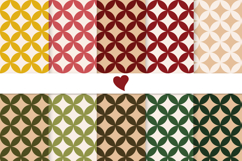 Christmas tones seamless paper patterns Product Image 1