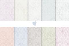 Pastel tones damask seamless paper patterns Product Image 1