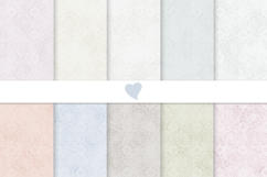 Pastel tones damask seamless paper patterns Product Image 1
