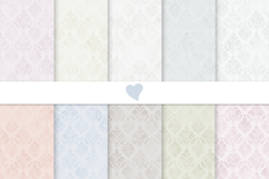 Pastel tones damask seamless paper patterns Product Image 1