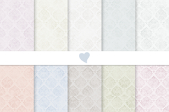 Pastel tones damask seamless paper patterns Product Image 1