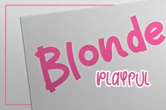 Pink Barbie playful font Product Image 11