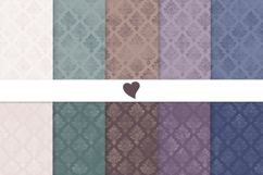Moody tones damask seamless paper patterns Product Image 1