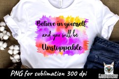 Motivational quote, Inspiration Sublimation design Product Image 1
